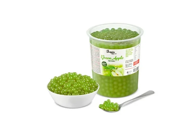Boba Frugtperler Med Grøn Æble 1 Kg. - Boba Perler