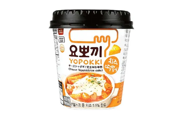 Cheese Topokki Riskager Yopokki - Rice Cake 120 G.
