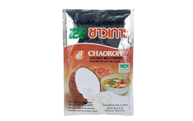 Coconut Milk Powder Kokos Mælkepulver Chaokoh 60 G. - Kokosmælk