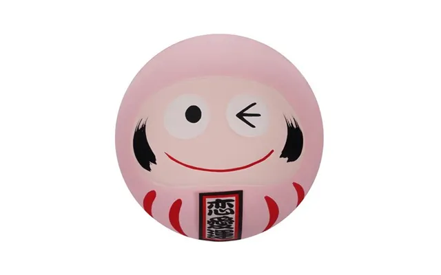 Daruma Pink Doll Love 6x6x6cm - Dekoration