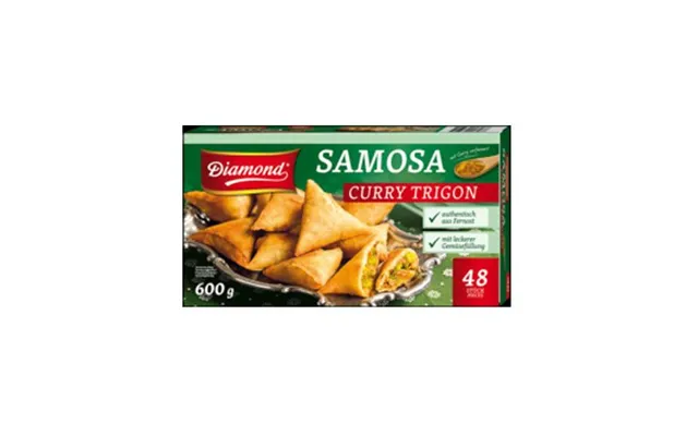 Diamond Samosa Curry Trigon 48 Stk. 600 G. Frostvare - Dumplings Og Færdigretter