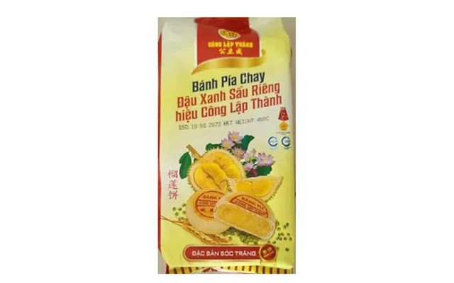 Durian Cake Green Bean Banh Pia 400 G. - Kiks Og Kager