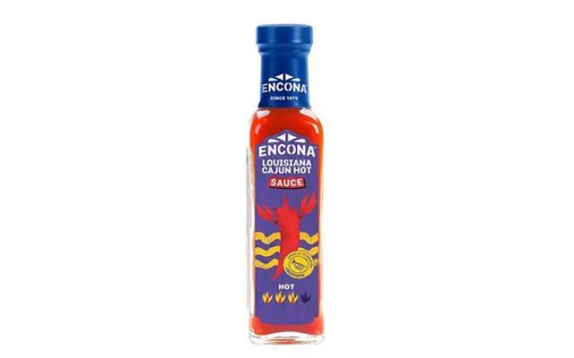 Encona Louisiana Cajun Hot Sauce 142 Ml. - Sriracha Chilisauce Og Andre Chili Saucer
