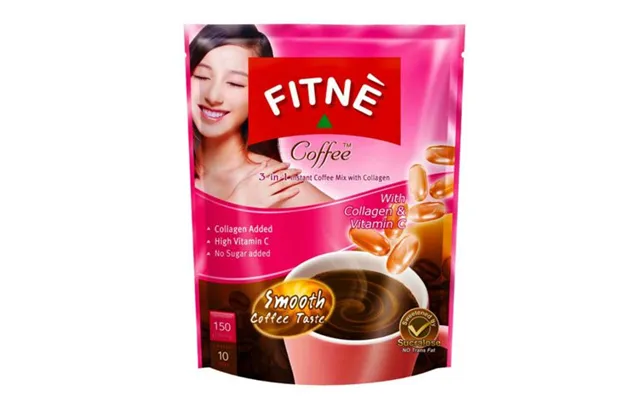 Fitne Diæt Kaffe 3i1 Med Collagen & Vitamin C 150 G. - Kaffe Og Te