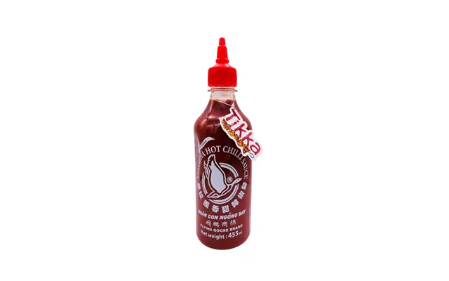 Flying Goose Sriracha Hot Chilli Tikka Sauce 455 Ml. - Sriracha Chilisauce Og Andre Chili Saucer