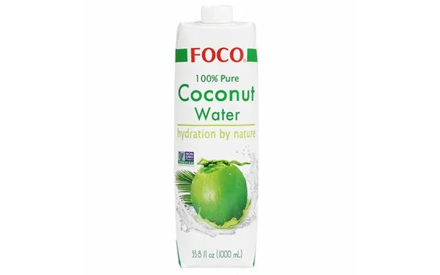 Foco Kokosvand Coconut Water 100% Ren 1 L. - Juice, Frugtdrik Og Øvrige Drikke
