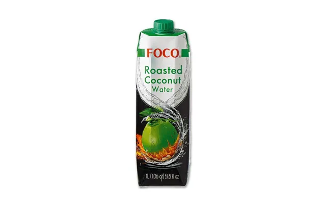 Foco Roasted Coconut Water Kokosvand 1 L. - Juice, Frugtdrik Og Øvrige Drikke