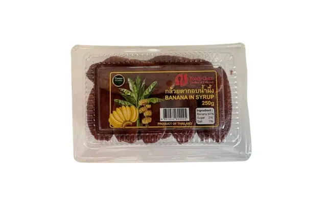 Foody Gains Preserved Banana In Syrup 250 G. - Tørret Frugt