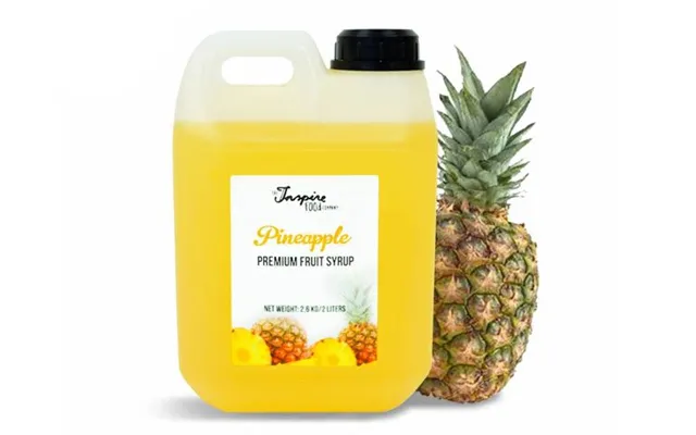 Frugtsirup Til Bubble Tea Med Ananassmag 2 Liter - Frugtsirup