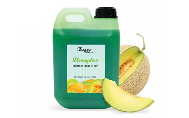 Frugtsirup Til Bubble Tea Med Honningmelon 2 Liter - Frugtsirup