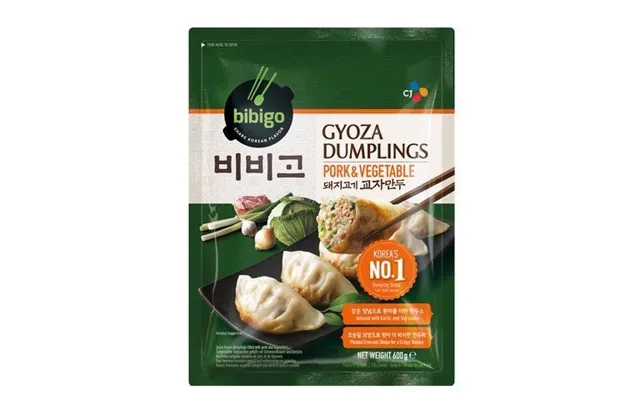Gyoza Pork & Vegetables Bibigo Frostvare 600 G. - Dumplings Og Færdigretter