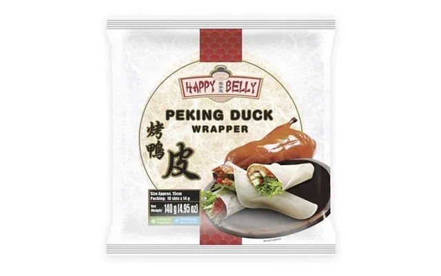 Happy Belly Peking Duck Wraps 140 G. - Forårsrulledej, Gyoza Og Melprodukter