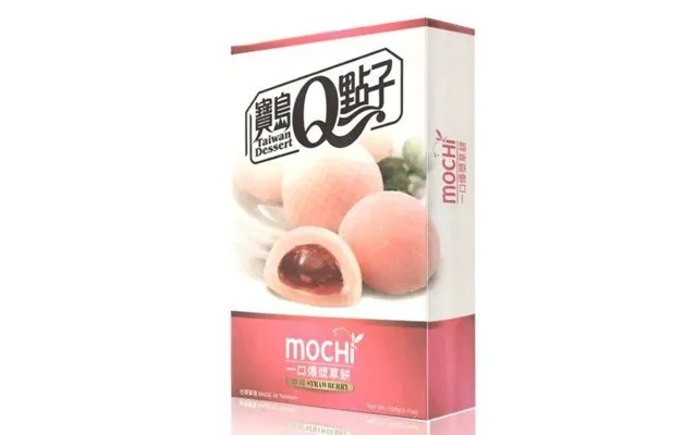 He Fong Strawberry Mochi Cake 104 G. - Mochi