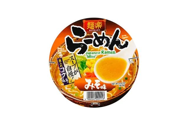 Hikari Menraku Japanese Ramen Miso 90,9 G. - Instant Nudler & Kopnudler