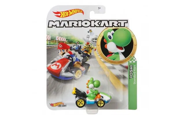 Hot Wheels Mario Kart Yoshi Glp38 - Legetøj
