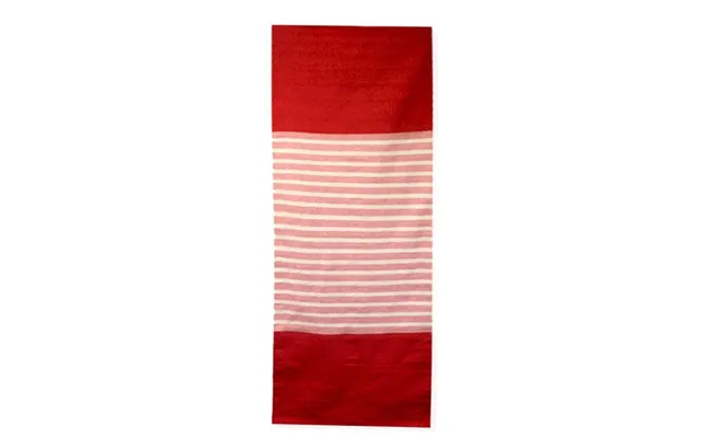Indisk Bomuldstæppe 70×170 Cm Rød Pink Løber - Puder & Tekstiler