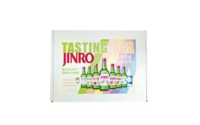Jinro Tasting Box Soju Smagekasse 8 Stk. 2 Shotsglas - Spiritus, Vin & Sake