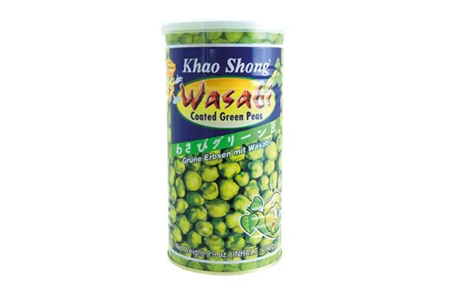 Khao Shong Wasabi Coated Green Peas 280 G. - Ærter, Bønner Og Frø