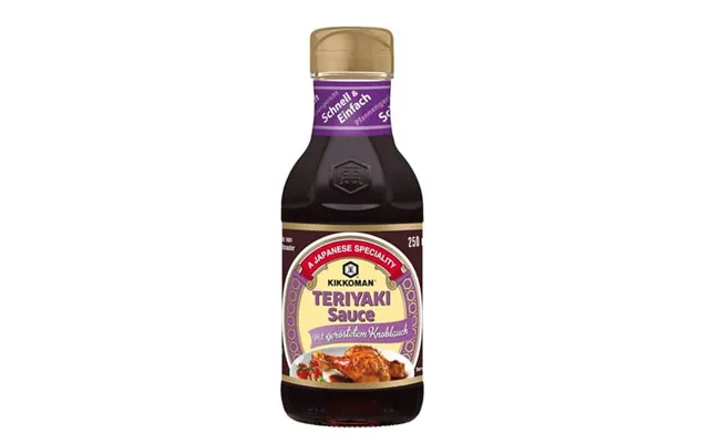 Kikkoman Teriyaki Wok Sauce Roasted Garlic 250 Ml. - Teriyaki Sauce