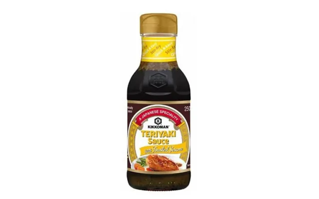 Kikkoman Teriyaki Wok Sauce Roasted Sesam 250 Ml. - Teriyaki Sauce
