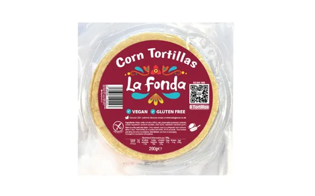 La Fonda Corn Tortillas 8 Stk. 200 G. - Mexicansk Mad