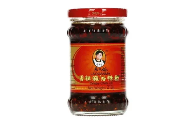 Lao Gan Ma Chili Olie Crispy Chili 210 G. - Olie