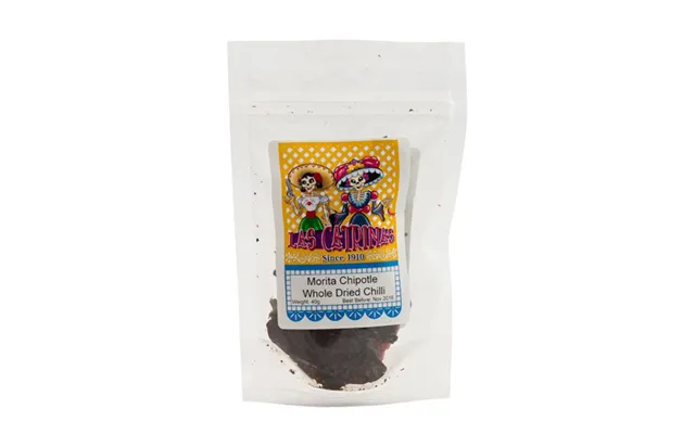 Las Catrinas Chipotle Morita Hele Chili 40 G. - Krydderier