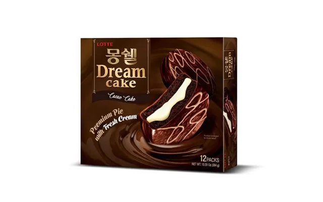 Lotte Dream Cake Cacao 12-pack 384 G. - Kiks Og Kager