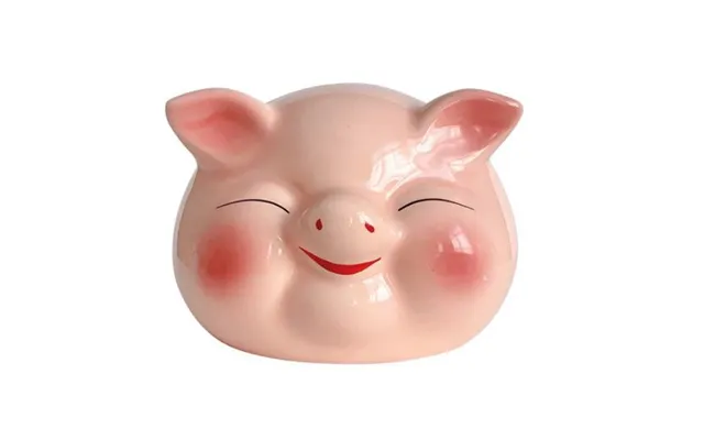 Lykkegris I Orange 10cm. - Figurer