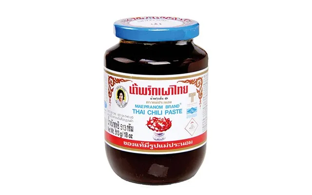 Maepranom Thai Chilli Paste 513 G. - Thai Karrypasta Og Chili Paste