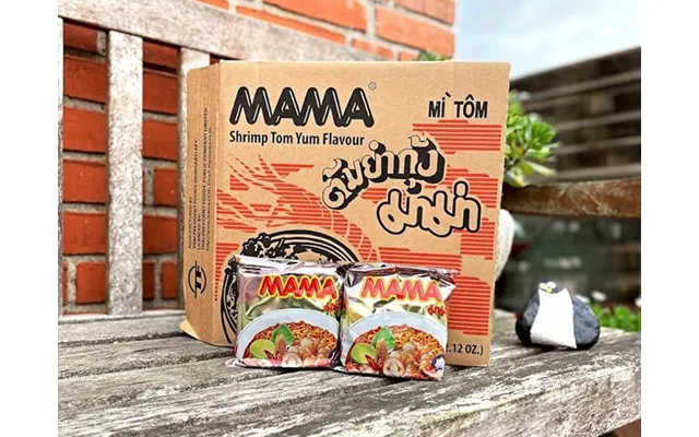 Mama Instant Noodles Tom Yum Shrimp 1 Kasse 30 Stk. - Instant Nudler & Kopnudler