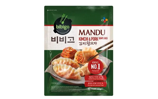 Mandu Kimchi & Pork Dumplings 525 G. Frostvare - Dumplings Og Færdigretter