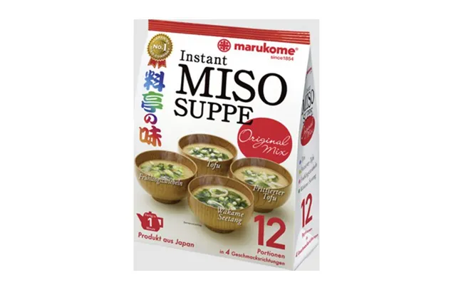 Marukome Instant Miso Soup 57 G. 3 Portioner - Miso Paste Misu Pasta