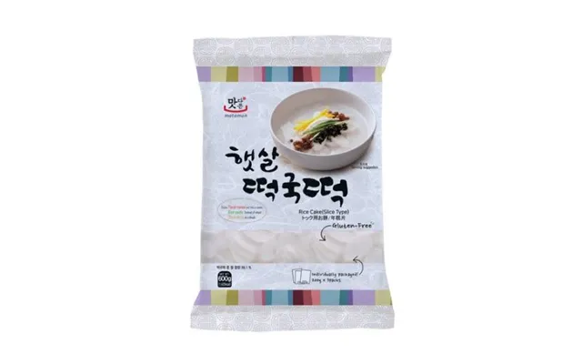 Matamun Tteokbokki Rice Cake Slices Koreanske Riskager I Skiver 600 G
