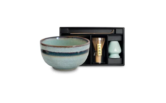 Matcha Bowl Sæt Green Ø13 Cm. - Gavesæt Og Æsker