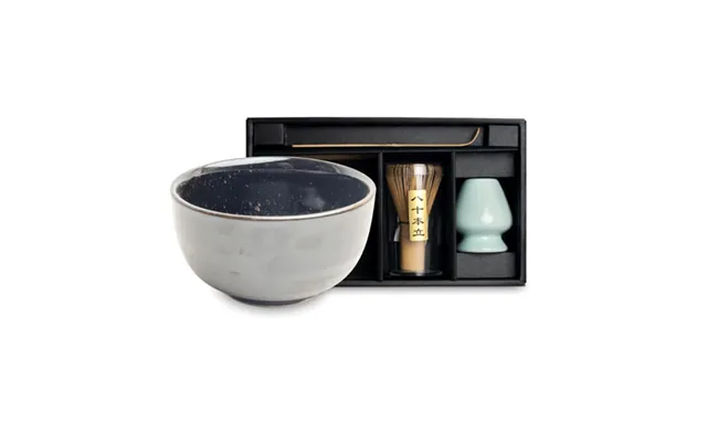 Matcha Bowl Sæt Uzu Ø13 Cm. - Gavesæt Og Æsker