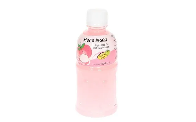 Mogu Mogu Lychee Drik Med Nata De Coco Jelly 320 Ml. - Juice, Frugtdrik Og Øvrige Drikke