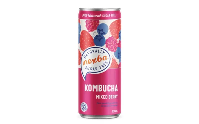 Nexba Kombucha Mixed Berry 300 Ml. - Sodavand