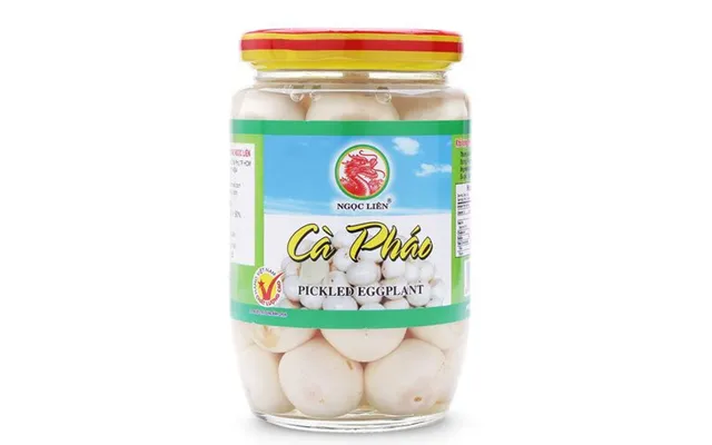 Ngoc Lien Thai Aubergine På Glas Pickled Eggplant 365 G. - Grønt Og Frugt På Glas Og Dåse