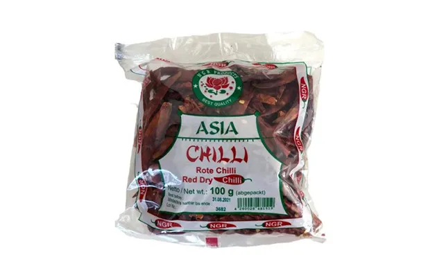 Ngr Tørret Chili Røde Hele 100 G. - Krydderier