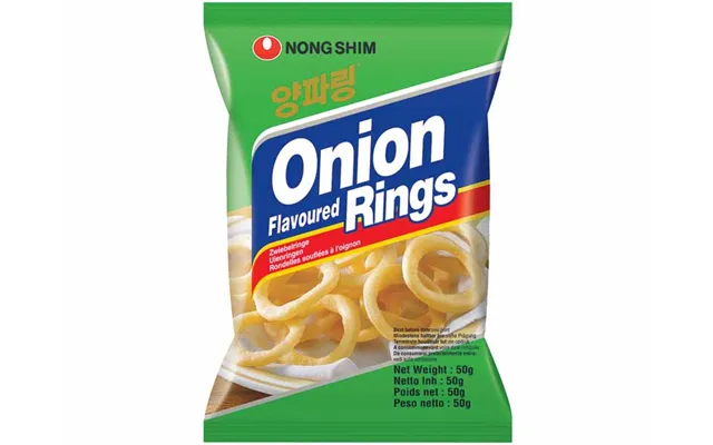Nong Shim Løgringe Onion Rings 50 G. - Chips