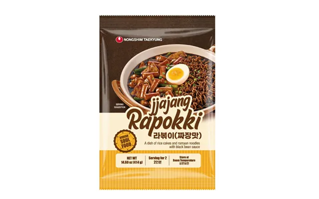 Nongshim Topokki Med Ramyun & Jjajang Sauce 414 G. - Riskager Tteokbokki