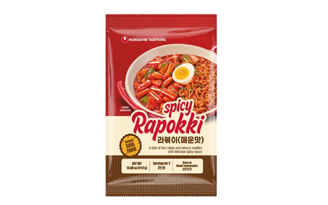 Nongshim Topokki Med Spicy Ramyun Rapokki 414 G. - Riskager Tteokbokki