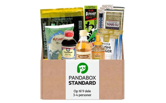Pandabox Standard - Sushi Kit 9 Dele 3-4 Personer