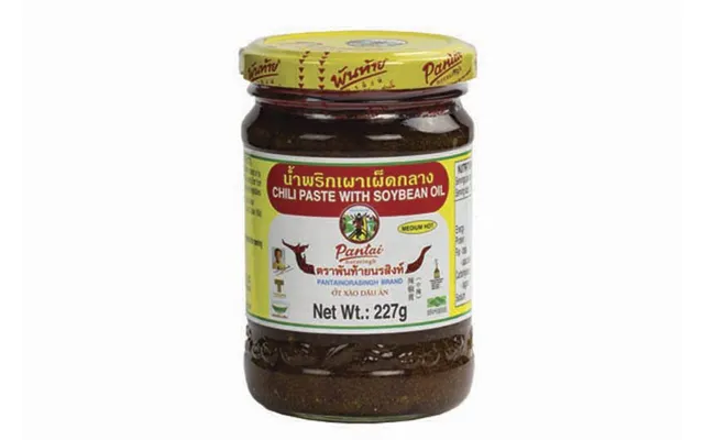 Pantai Chili Paste M. Sojabønne Olie 227 G. - Thai Karrypasta Og Chili Paste