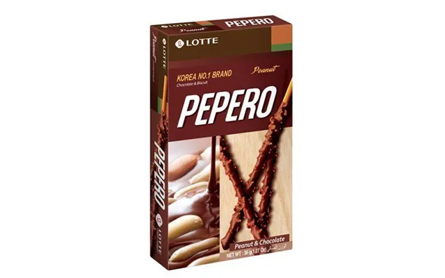 Pepero - Peanut & Chocolate 36 G.