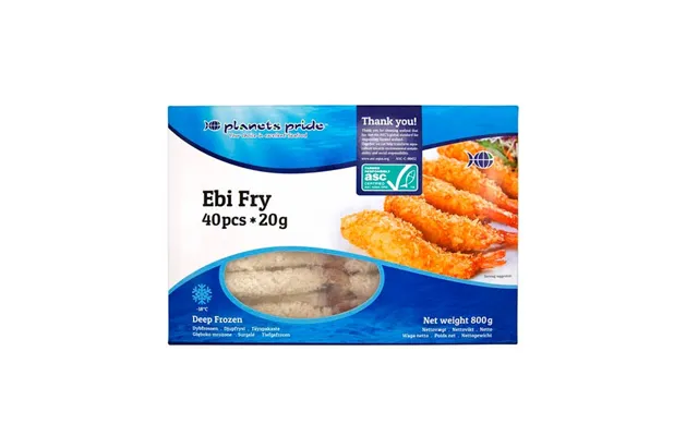 Planets Pride Rejer Paneret Ebi Fry 40x20 G. - Fisk Og Skaldyr