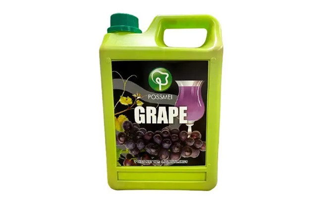 Possmei Frugtsirup Grape Vindruer Smag 2,5 Liter Bedst Før 30-08-2022 - Frugtsirup