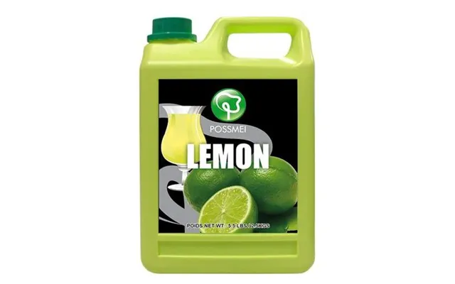 Possmei Frugtsirup Til Bubble Tea Lemon Smag 2,5 Kg. - Frugtsirup