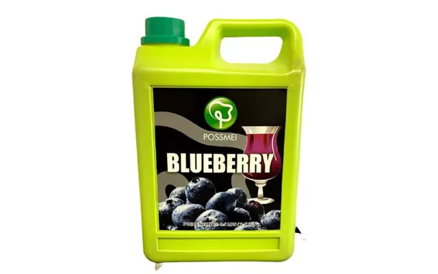Possmei Frugtsirup Til Bubble Tea Med Blåbær Smag 2,5 Kg. - Frugtsirup